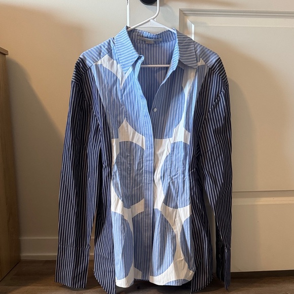 Stella McCartney Blue and White Striped Blouse - Picture 3 of 3